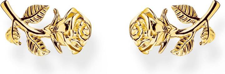 Thomas Sabo Ohrstecker Roses Romance (925er Silber/925er Silber, Emaille)