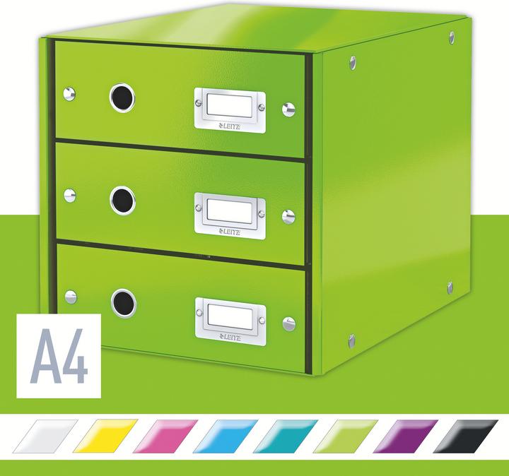 Image du produit Leitz Boîte à tiroirs Click & Store vert clair (A4)