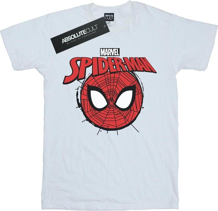 SpiderMan Logo Head TShirt (S)