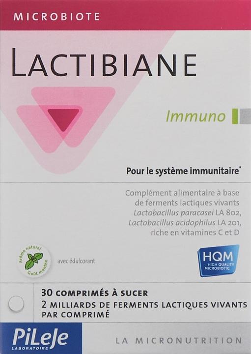 Actual product image Lactibiane Immuno 2M lozenge (30 Piece, Pills, 32 g)