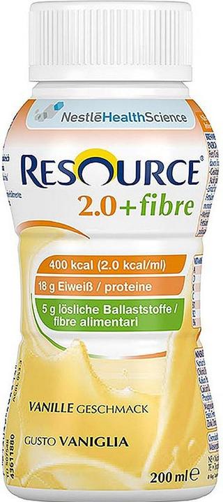 Produktbild Resource 2.0 Fibre (Vanille, 4 Stk., 888 g)
