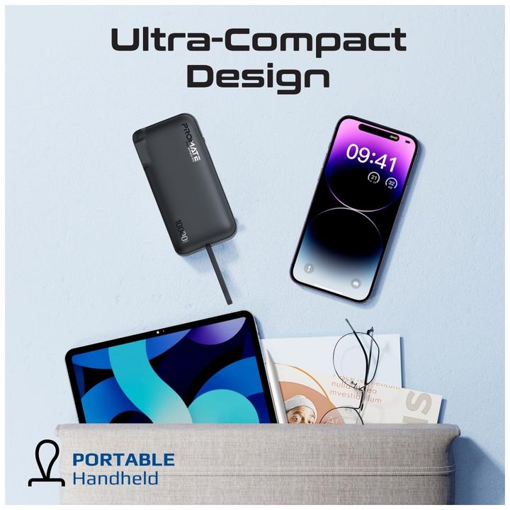 Immagine prodotto ProMate PowerPack-10C Powerbank 10000mAh (10000 mAh, 62.50 W, 36 Wh)
