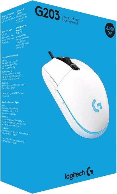 Image du produit Logitech G G203 Lightsync (Filaire)