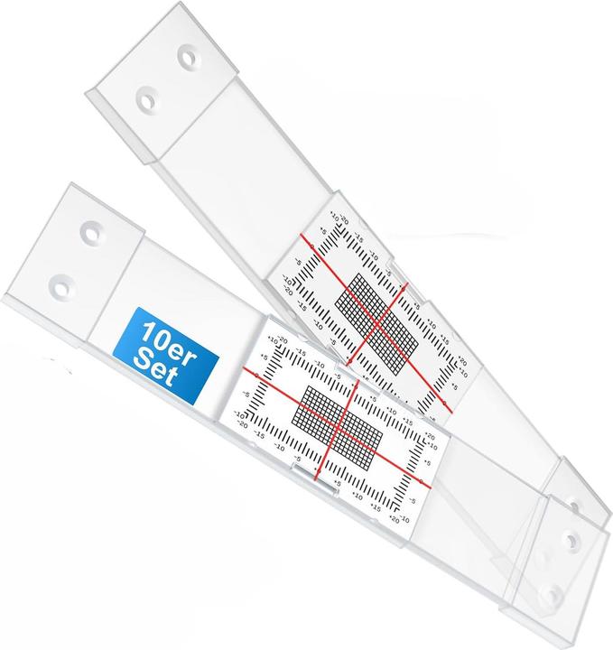 Produktbild Sachverständigen-Zubehör 10-teiliges Rissmonitor Messlehren-Set