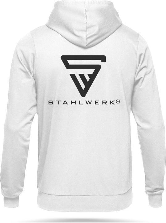Produktbild Stahlwerk Hoodie Kapuzenpulli Kapuzenpullover Weiss Grösse L (L)