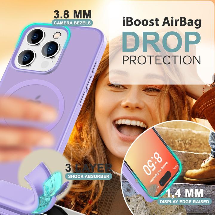Image du produit Nalia Étui hybride mat avec fonction MagSafe (Apple iPhone 16 Pro)