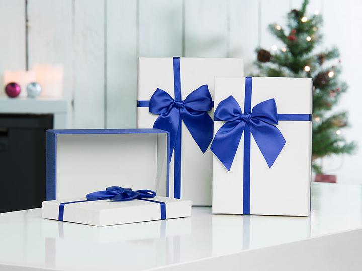 Produktbild Your Design 6er-Set edle Geschenk-Boxen mit Schleife (Geschenkbox, 6 x)