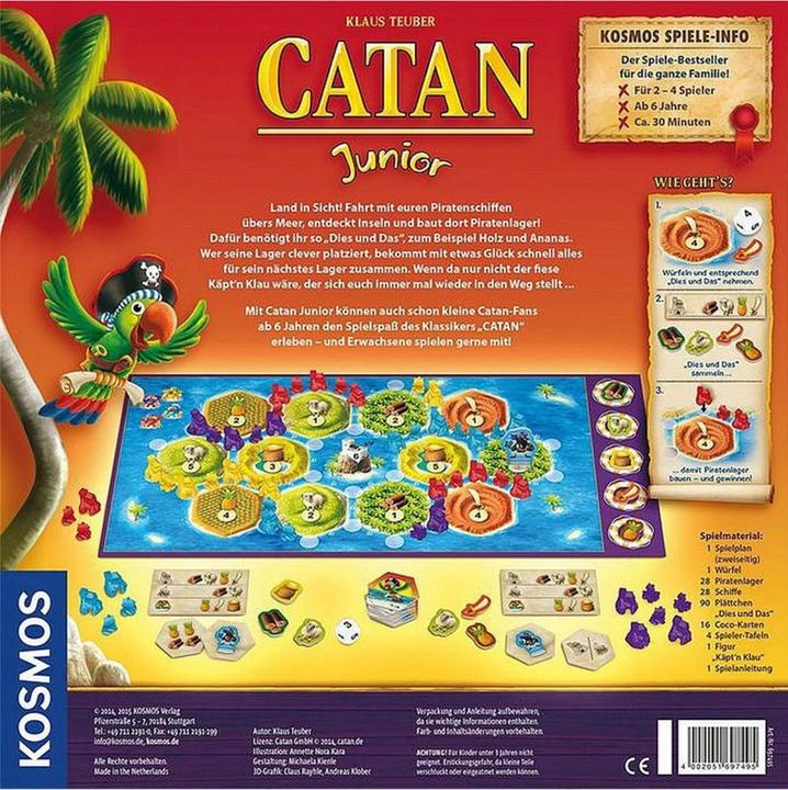 Actual product image Kosmos Catan Junior (German)