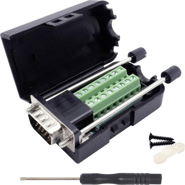 Image du produit Quadrios 2010C256 Connecteur VGA mâle, droit Nombre de pôles (num) : 15 Noir