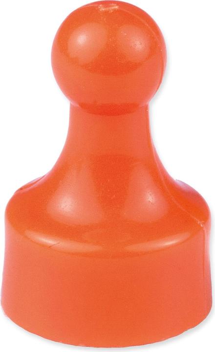 Immagine prodotto Supermagnete Lettore di calamite adesive 10 pezzi, arancione (10 x)