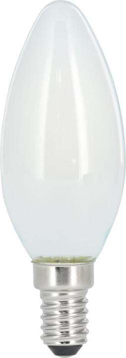 Immagine prodotto Xavax Filamento LED, E14, 470lm sostituisce 40W, lampada a candela, opaco, bianco caldo, dimmerabile (E14, 4 W, 470 lm, 1 x, E)