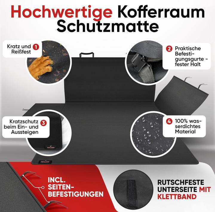 Produktbild Walser Hunde- und Mehrzweckdecke Cäsar 80 x 110 cm, anthrazit (Hund, Waschbar, Faltbar)
