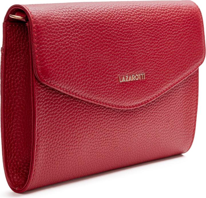 Produktbild Lazarotti Bologna Leather Clutch Tasche Leder 23 cm