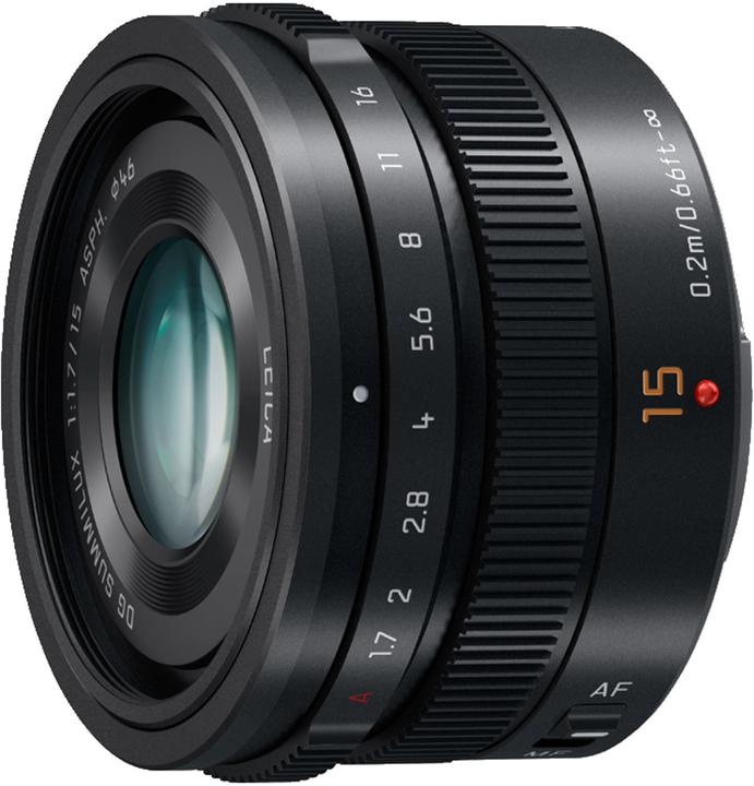 Produktbild Panasonic Leica DG Summilux 15mm / F1.7 Asph. (Micro Four Thirds, Micro Four Thirds)