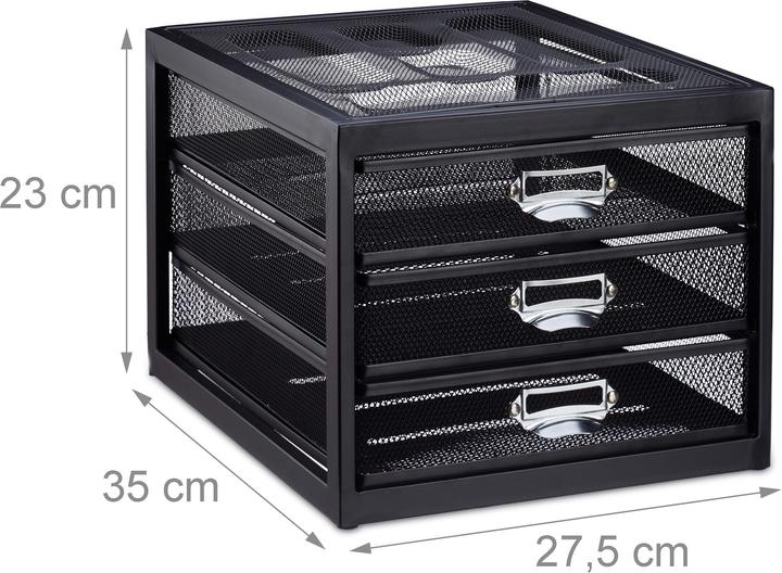 Image du produit Relaxdays Trieur de document 3 compartiments
