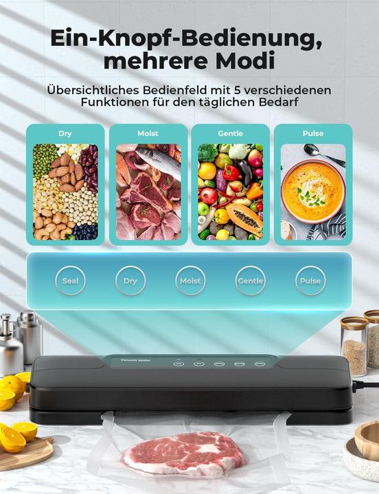 Actual product image Vihoom Folienschweissgerät mit Vakuumierschlauch