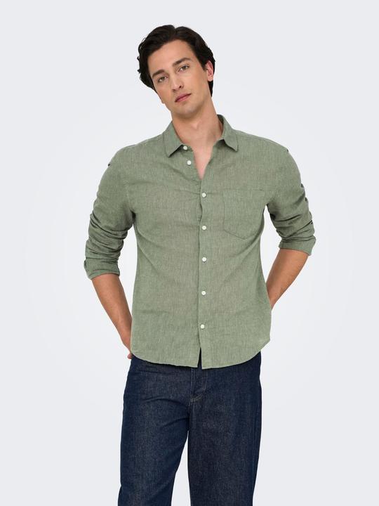 Produktbild Only & Sons Onscaiden Life Reg Ls 1 Pkt Shirt Noos (XS)