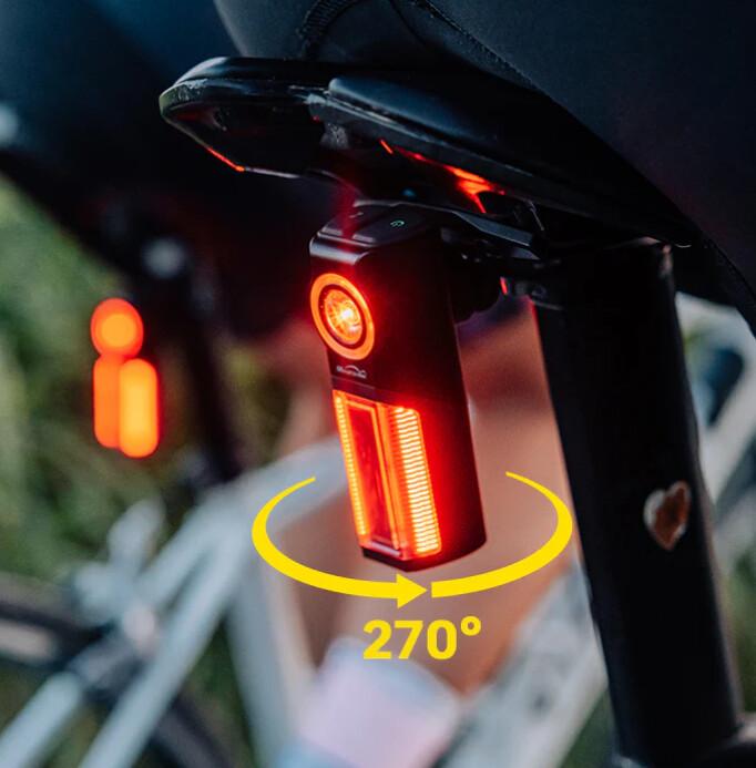 Actual product image Magicshine Seemee R300 radar rear light (300 lm)