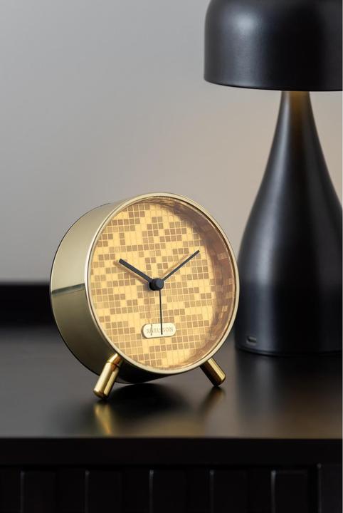 Produktbild Karlsson Klassischer Wecker Disco Bling Bling 11 cm, Gold
