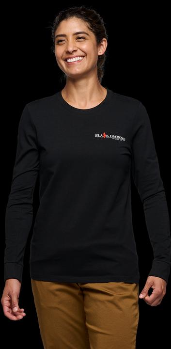 Actual product image Black Diamond Heritage Wordmark Ls Tee (XS)