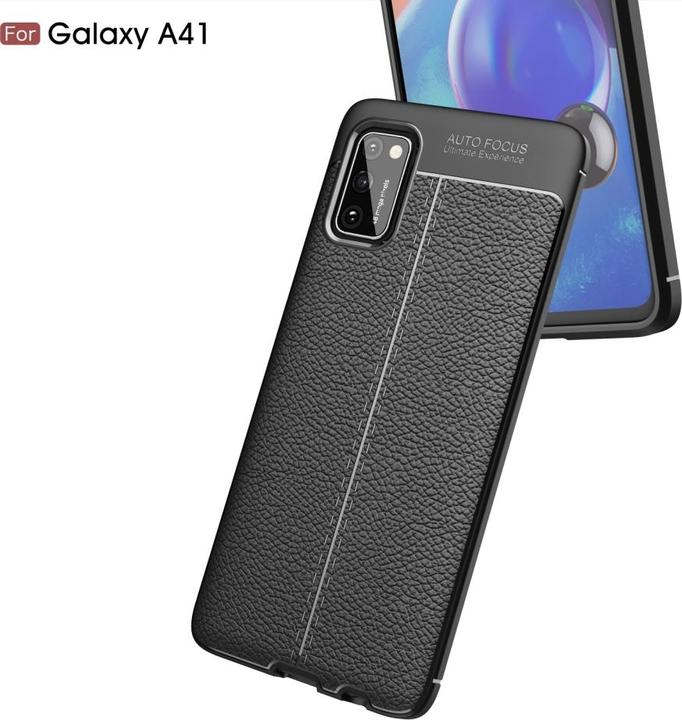 Produktbild Screenguard Samsung Galaxy A41 Hülle Leather Design TPU Cover (Samsung Galaxy A41)