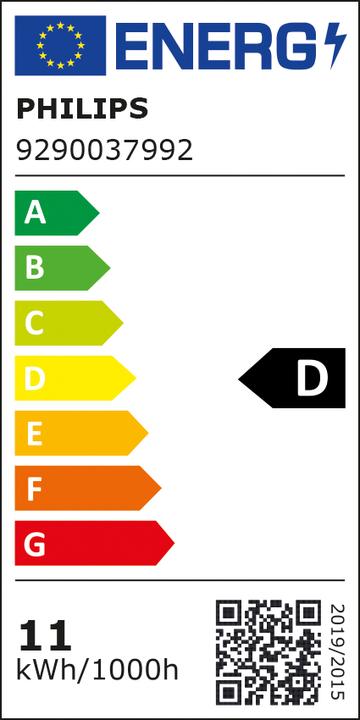 Energy Label Philips LED lamp FM E27 A60 10.5W 2200-2700K ws 1521lm filament lamp frosted 300° AC (E27, 10.50 W, 1521 lm, D)