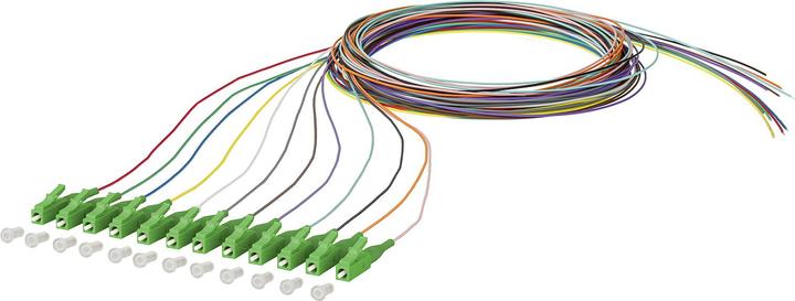 Produktbild Metz Connect OpDAT Pigtail LC APC, OS2, 12 Farben VPE 12 (2 m)