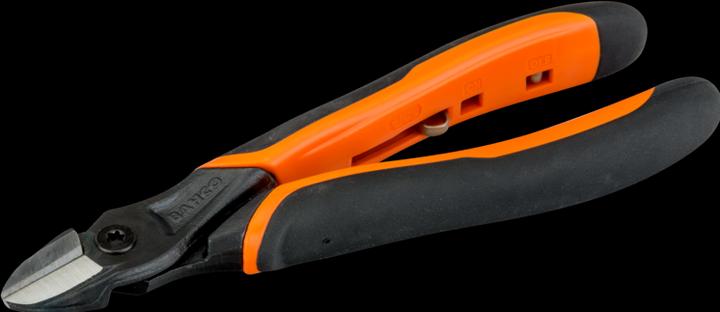 Actual product image Bahco ERGO diagonal cutters with self-opening two-component handle, phosphatised, 140 mm, industrial (140 mm)