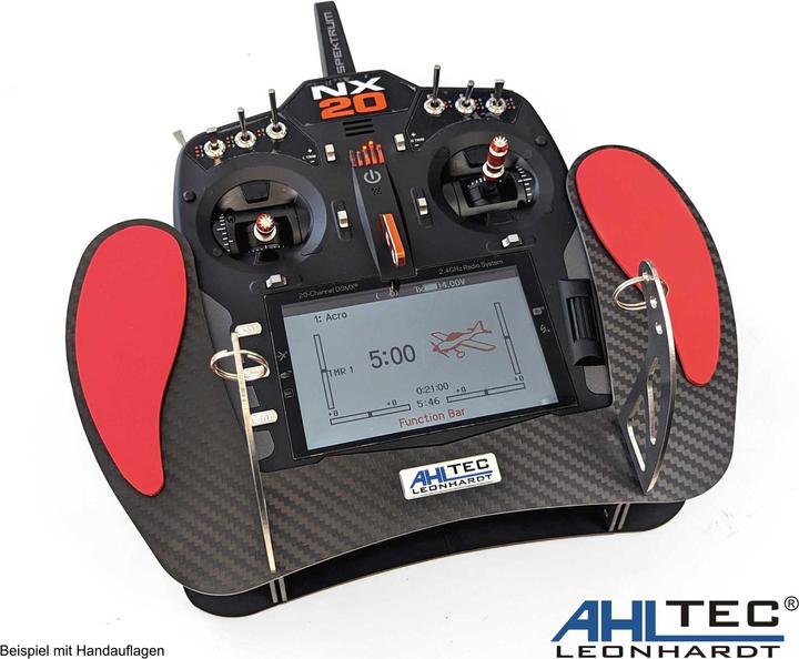 Immagine prodotto AHLtec Console per trasmettitore Spektrum NX20 Carbon con staffa standard per console per trasmettitore