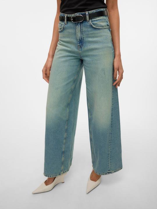 Actual product image Vero Moda VMROWAN Hohe Taille Weit geschnitten Jeans Weit geschnitten (W28/L32)
