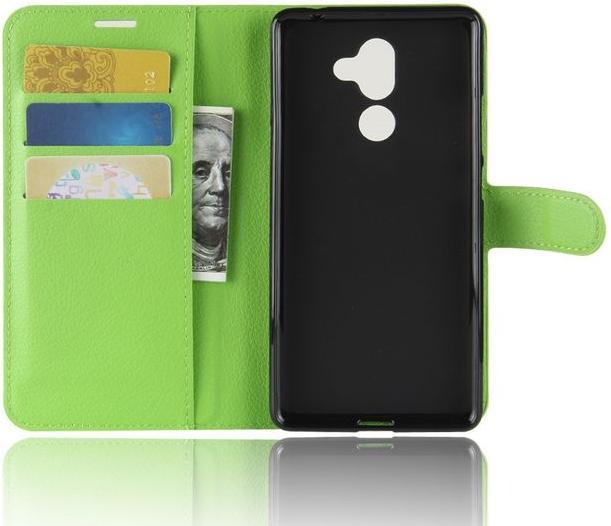 Actual product image MU Classic Litchi Leather Bookcover Series (Nokia 7 Plus)