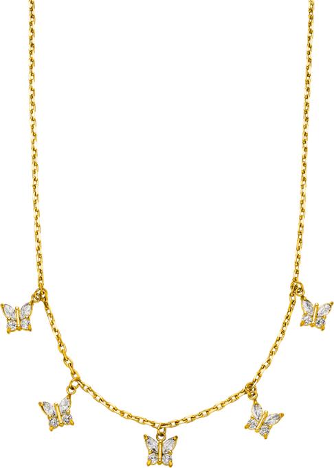 Purelei Butterfly Kette Gold (Edelstahl 18K vergoldet)