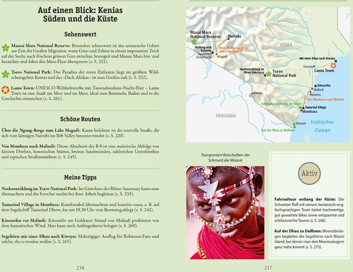 Produktbild Reise-Handbuch Reiseführer Kenia, Tansania (Deutsch, Sandra Rudolph-Msuya, Diana Schreiber, 2023)