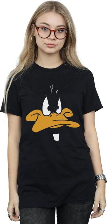 Immagine prodotto Looney Tunes Maglietta da donna/ragazzo Daffy Duck Face in cotone (L)