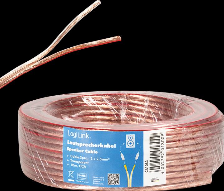 Actual product image LogiLink CA Speaker cable (10 m, 2.50 mm²)