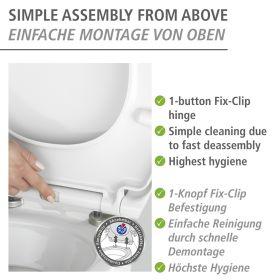 Productafbeelding Wenko Toiletbril Full Bloom Duroplast
