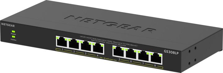 Netgear Switch 8 port PoE Gigabit Unmanaged GS308LP