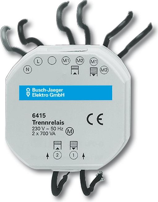 Busch-Jaeger Trennrelais 2-f. 6415 6415 (6415)