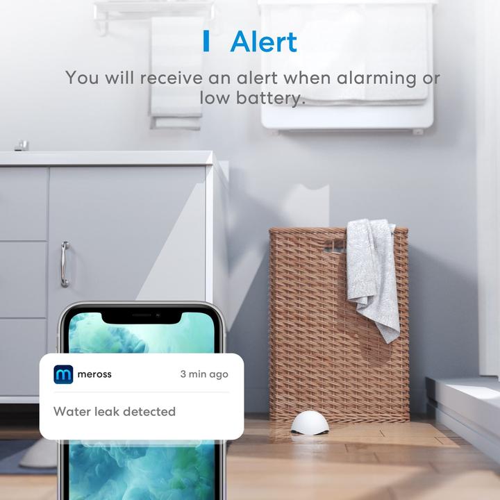 Image du produit Meross Smart Water Leak Sensor