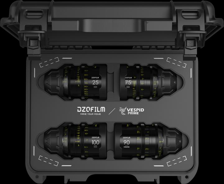 Produktbild Dzofilm Hard Case for Vespid Prime 4-Lens Kit (35,50,125, Macro 90/25,75,100, Macro 90)