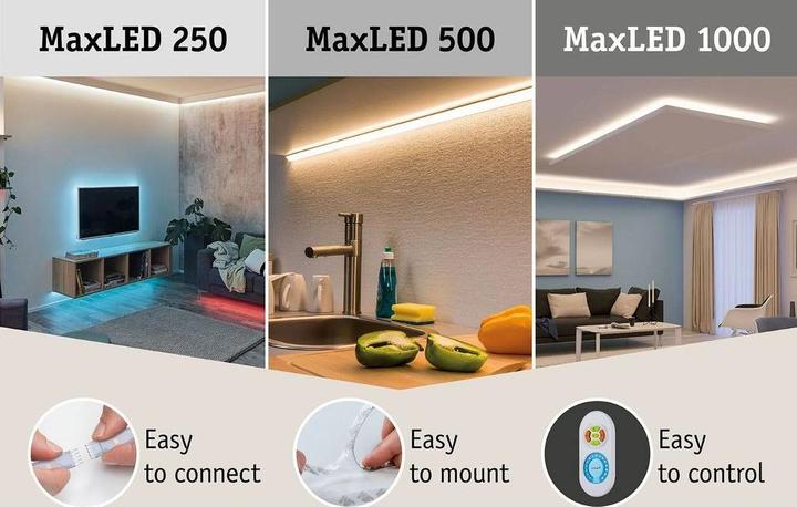 Immagine prodotto Paulmann Set di strisce MaxLED 1000 (Bianco caldo, 300 cm, Interno)