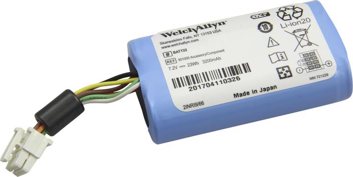 Produktbild Welch Allyn Original Li Ion Akku Blutdruckmesser Connex Spot 2-Zell - BATT22 (3200 mAh)