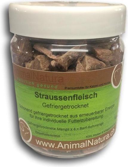 Produktbild AnimalNatura BARF Straussenfleisch Gefriergetrocknet (Adult, 1 Stk., 90 g)
