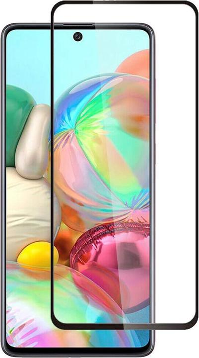 Produktbild PhoneLook 3D Tempered Glass Full Screen Display Schutzglas mit schwarzem Rahmen (1 Stück, Samsung Galaxy A71)