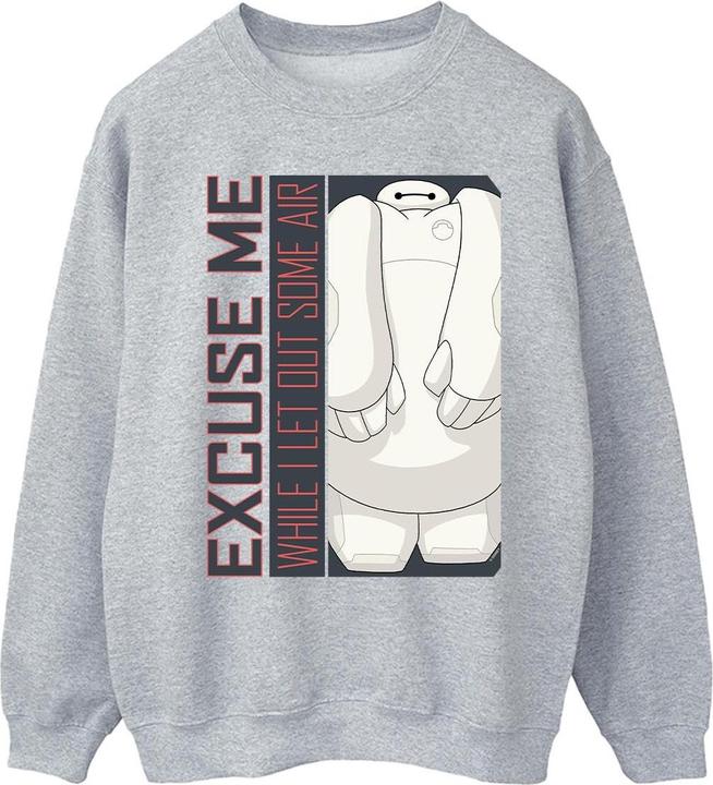 Disney Big Hero 6 Baymax Excuse Me Some Air Sweatshirt (L)