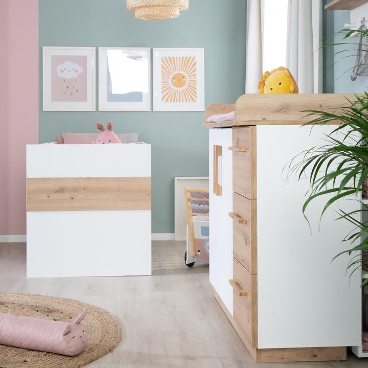 Image du produit Roba Set de chambre d'enfant Lion (Unité de changement, Lit de bébé)
