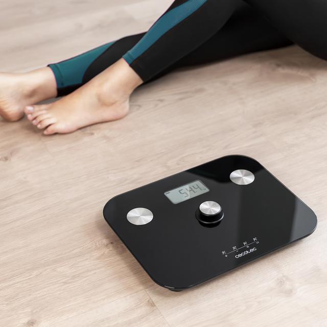 Actual product image Cecotec EcoPower 10100 Precision Surface Personal Scale with Bioimpedance Function and High-Security Glass S (180 kg)