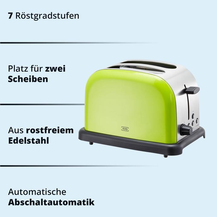 Produktbild KHG Lime (Grün)-edelstahlfarben-schwarz
