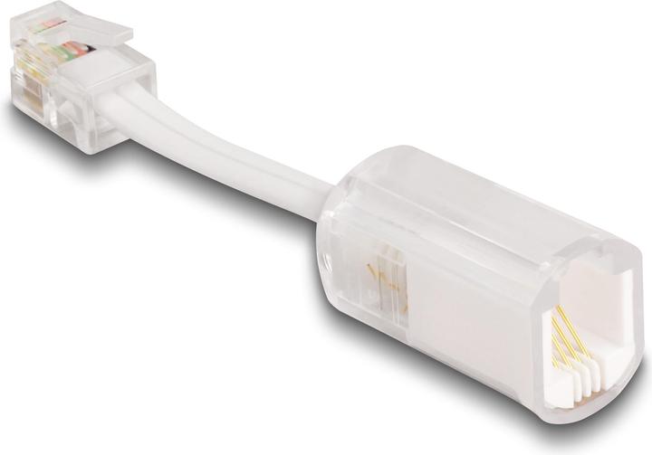 Produktbild Delock Telefonkabel-Verdrehschutz Adapter RJ10 Stecker zu RJ