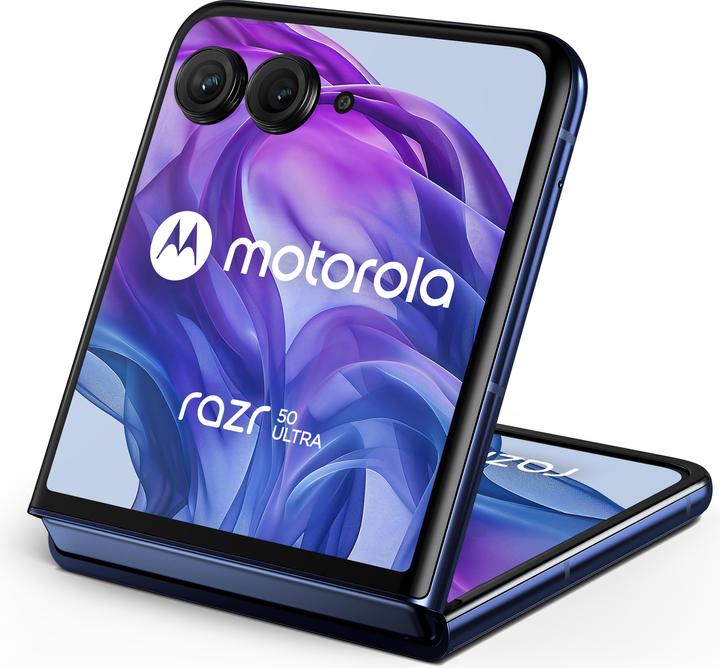 Actual product image Motorola Razr 50 Ultra (512 GB, Midnight Blue, 6.90", SIM + eSIM, 50 Mpx, 5G)